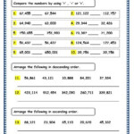 Grade 4 Maths Resources 1 2 Comparing And Ordering 5 And 6 Digit