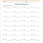 Grade 5 Converting Mixed Numbers To Improper Fractions