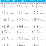 Grade 6 Multiplying Fractions Worksheets Free Worksheets Printables