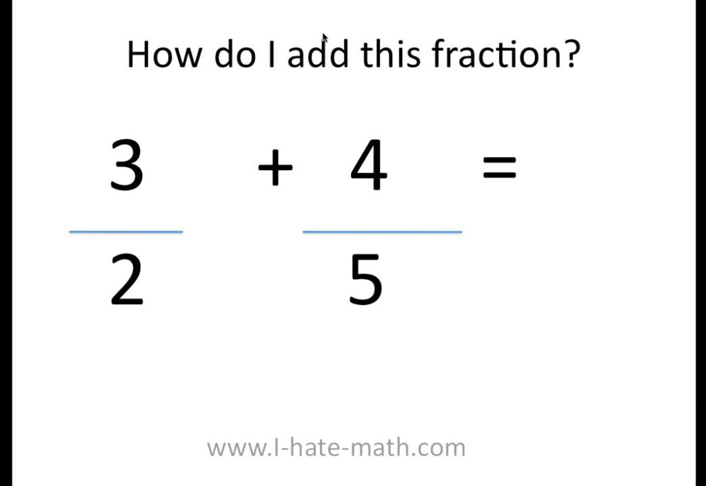 How To Add Fractions YouTube