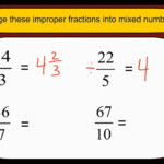 How To Change Improper Fractions To Mixed Numbers YouTube