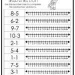 Kindergarten Number Line Worksheet 15 Printable Number Line Subtracting