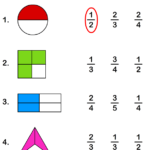 Learn Fraction Worksheet 1