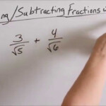 Lesson 4 Adding Fractions With Radicals In Denominator YouTube