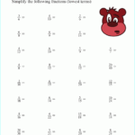 Lowest Terms Worksheets