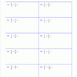 Math Worksheet Adding And Subtracting Fractions Worksheets 6Th