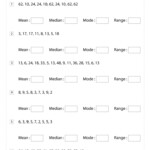 Mean Median Mode Range Worksheets Math Monks