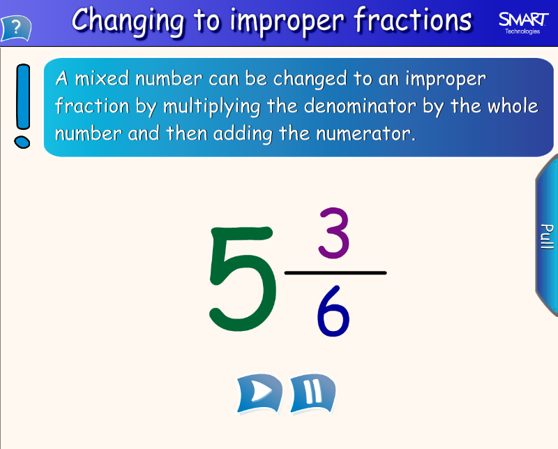 Mrs White s 6th Grade Math Blog IMPROPER FRACTIONS AND MIXED NUMBERS