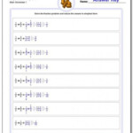 Multiplication Worksheets 4th Grade Math Fractions