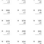 Multiplication Worksheets Grade 4 With Answer Key