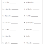 Multiplying And Dividing Integers Worksheets