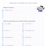 Multiplying Decimal Worksheets For Grade 5 PDF With Answers Fifth