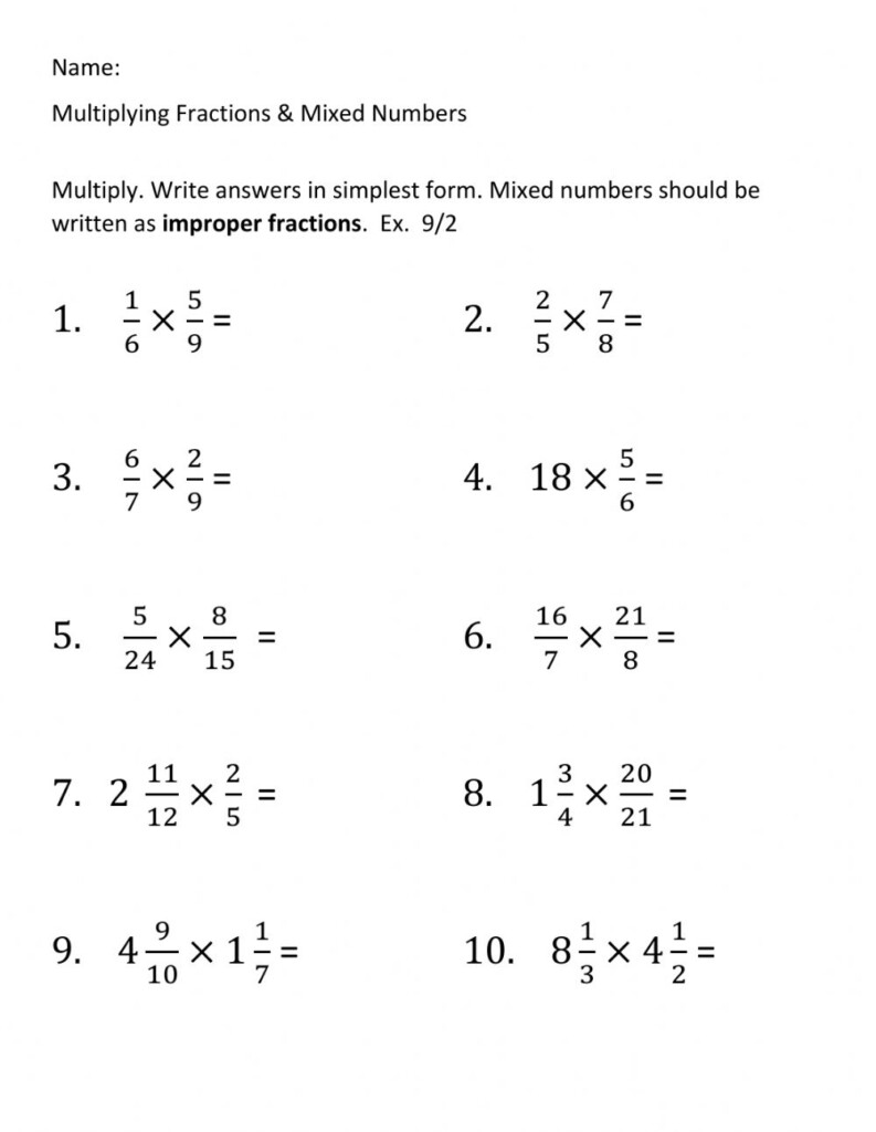 multiplication-of-fractions-and-mixed-numbers-worksheets