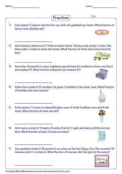 Multiplying Fractions Word Problems Grade 5 Leonard Burton s 