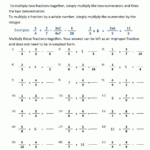 Multiplying Fractions Worksheets Samples