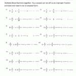 Multiplying Mixed Fractions