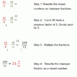 Multiplying Mixed Fractions