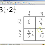 Multiplying Mixed Numbers With Mixed Numbers The Area Model YouTube