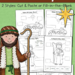 Nativity Label The Picture Worksheets Mamas Learning Corner