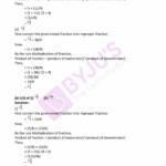 NCERT Solutions For Class 7 Maths Exercise 2 2 Chapter 2 Fractions And