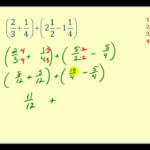 Order Of Operations Involving Mixed Numbers YouTube