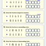 Ordering Fractions Worksheets Practice Questions And Answers Cazoomy