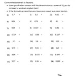 Percentages And Decimals Worksheet For Kids 12 Best Images Of