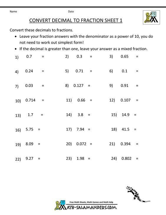 Percentages And Decimals Worksheet For Kids 12 Best Images Of 