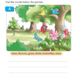 Picture Composition Worksheets For Grade 1 Picture Composition