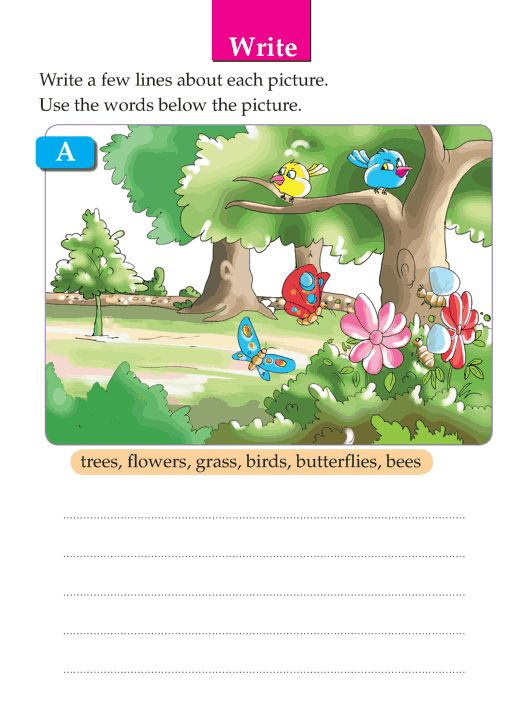 Picture Composition Worksheets For Grade 1 Picture Composition 