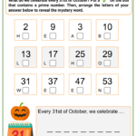 Prime And Composite Numbers 4th Grade Math Worksheets