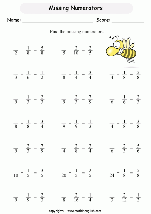 Printable Primary Math Worksheet For Math Grades 1 To 6 Based On The 