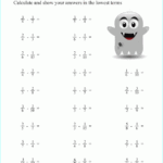 Printable Primary Math Worksheet For Math Grades 1 To 6 Based On The