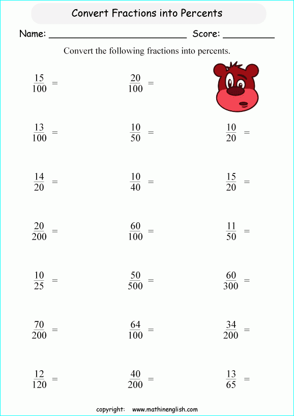 Printable Primary Math Worksheet For Math Grades 1 To 6 Based On The