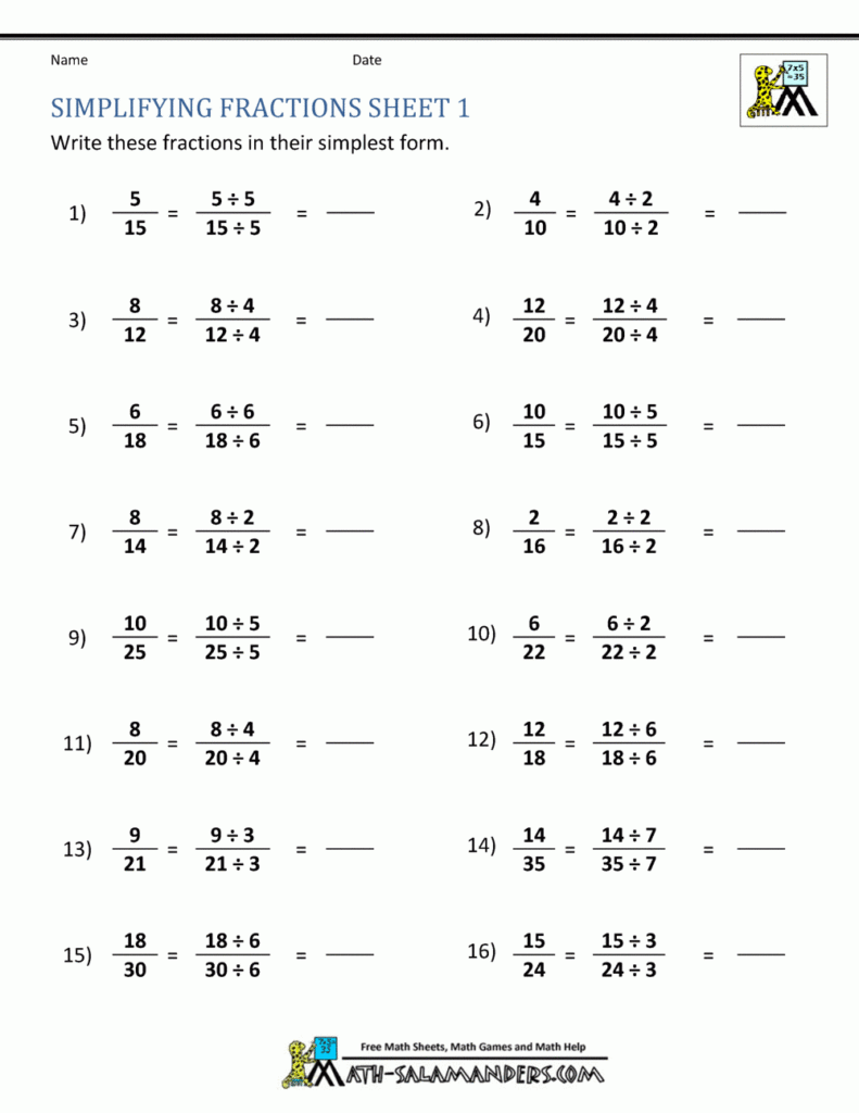 Ratio In Simplest Form Worksheet Ten Great Lessons You Can Learn From 