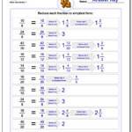 Reducing Improper Fractions