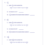 Rounding Fractions Worksheets