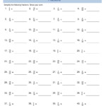 Simplify Fractions 5th Grade Math Simple Fraction Facts more