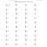 Simplify Proper Fractions To Lowest Terms Easier Version A