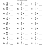 Simplifying Fractions Worksheet 4th Grade Studying Worksheets