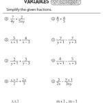 Simplifying Fractions Worksheets Math Monks