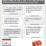 Solving Problems Involving Scale Drawings 7th Grade Math Worksheets