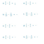 Subtracting Fractions With Common Denominators Maths With Mum