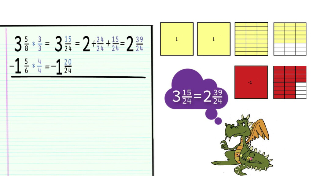 Subtracting Fractions With Regrouping YouTube