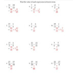 Subtracting Fractions With Unlike Denominators And Some Improper