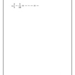 Subtracting Fractions With Unlike Denominators Interactive Worksheet