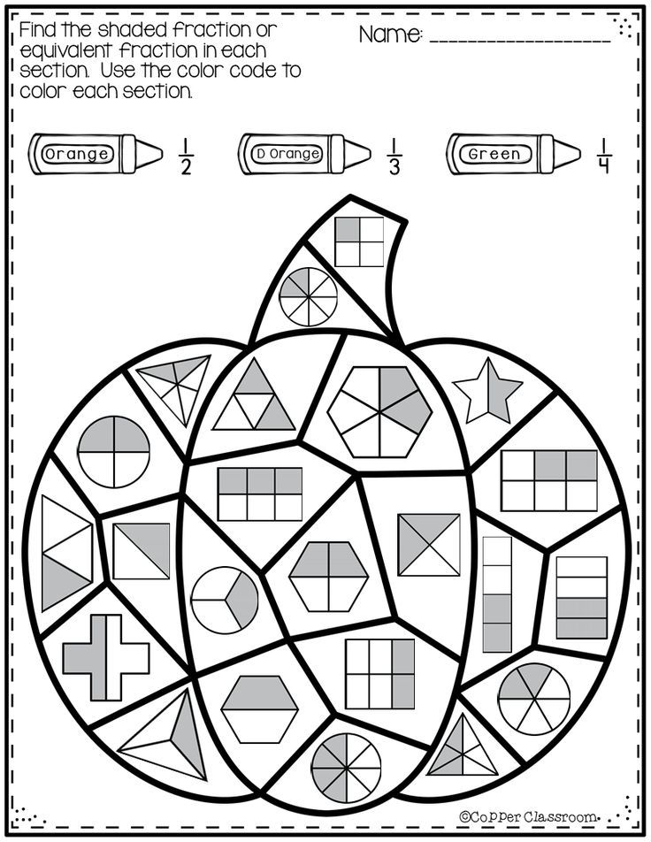 Thanksgiving Comparing Classifying Fractions Equivalent Fractions