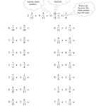 The Adding Mixed Fractions Like Denominators Reducing No Renaming B