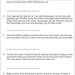 Two step Equation Word Problems Integers Integers Word Problems