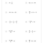 Two Step Equations Worksheets Math Monks